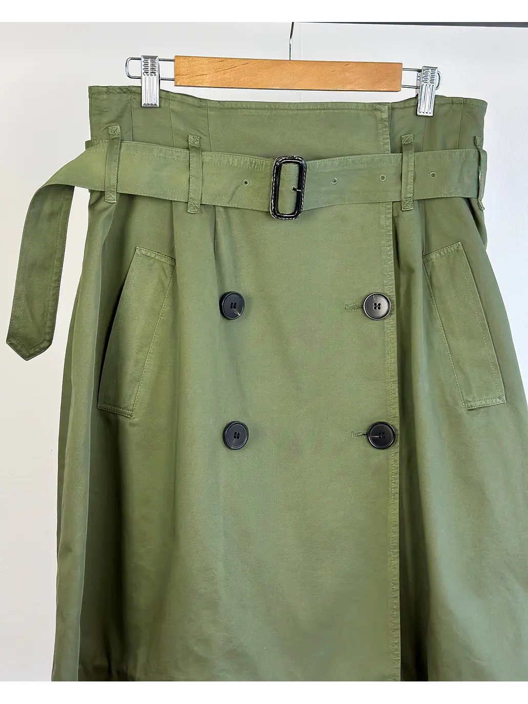Falda verde militar 3