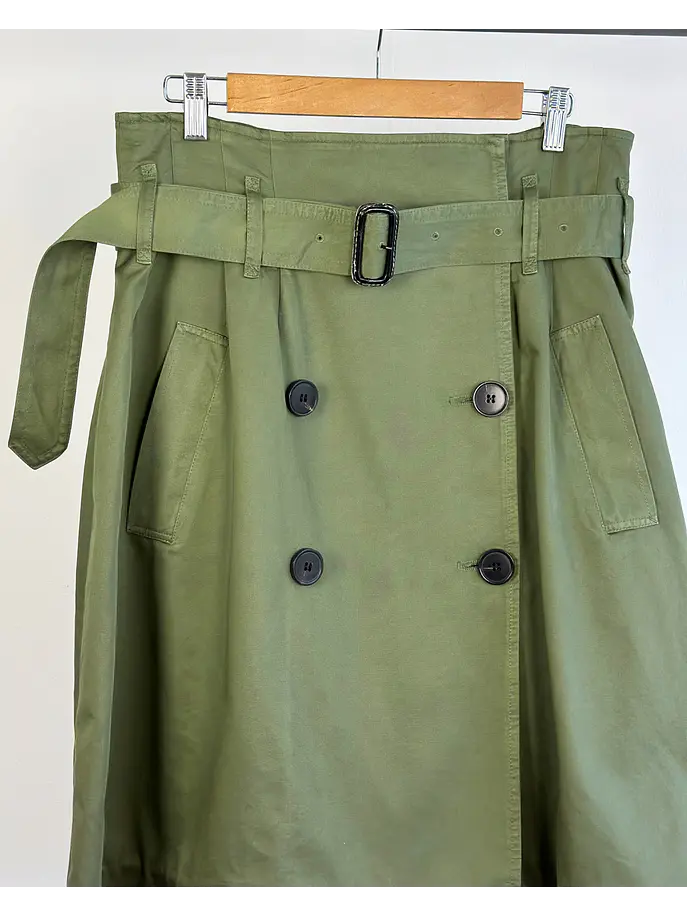 Falda verde militar 3