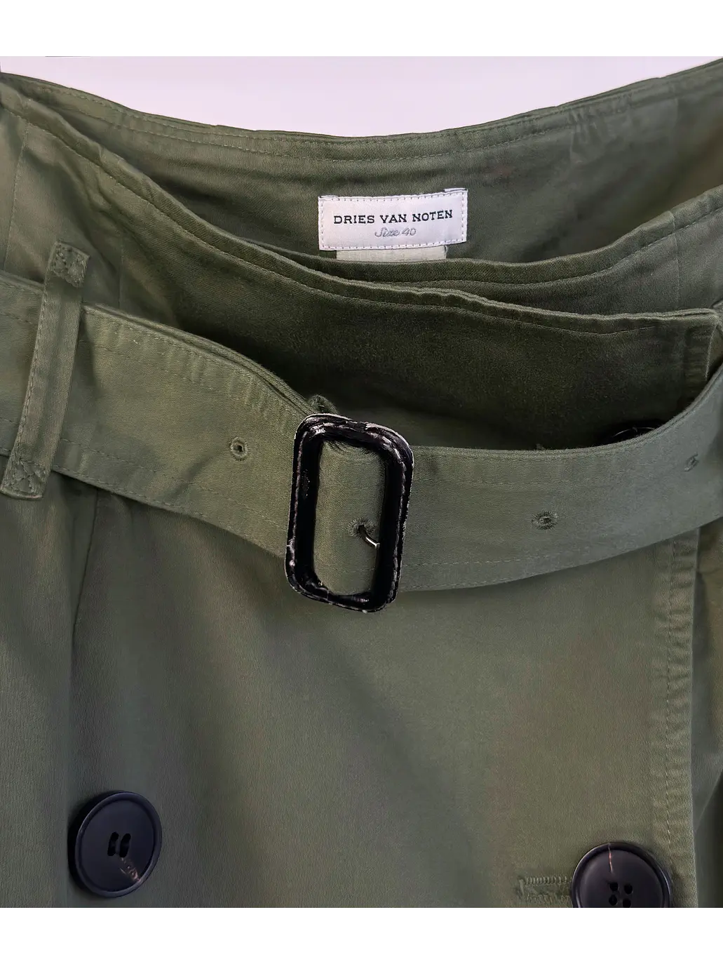 Falda verde militar 4