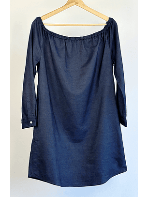 Vestido azul denim
