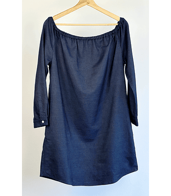 Vestido azul denim