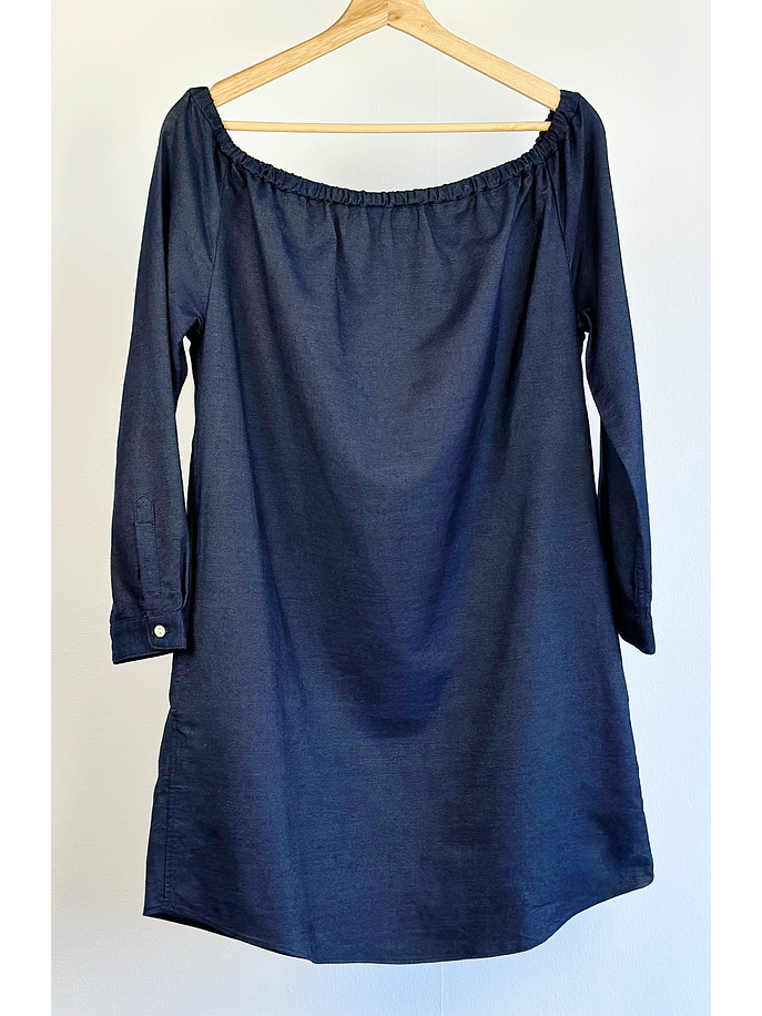 Vestido azul denim 1
