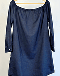 Vestido azul denim