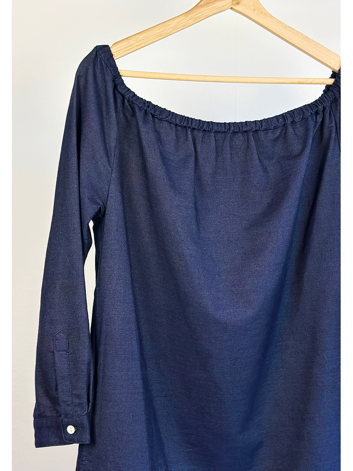 Vestido azul denim 2