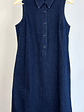 Vestido denim azul - Miniatura 1