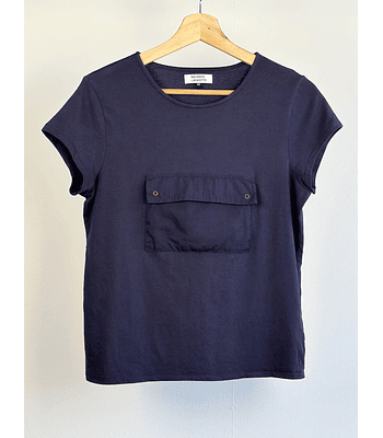 Polera azul cargo