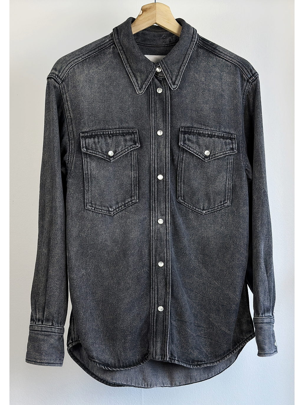Camisa denim gris 1