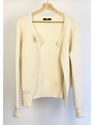 Chaleco abierto crema 