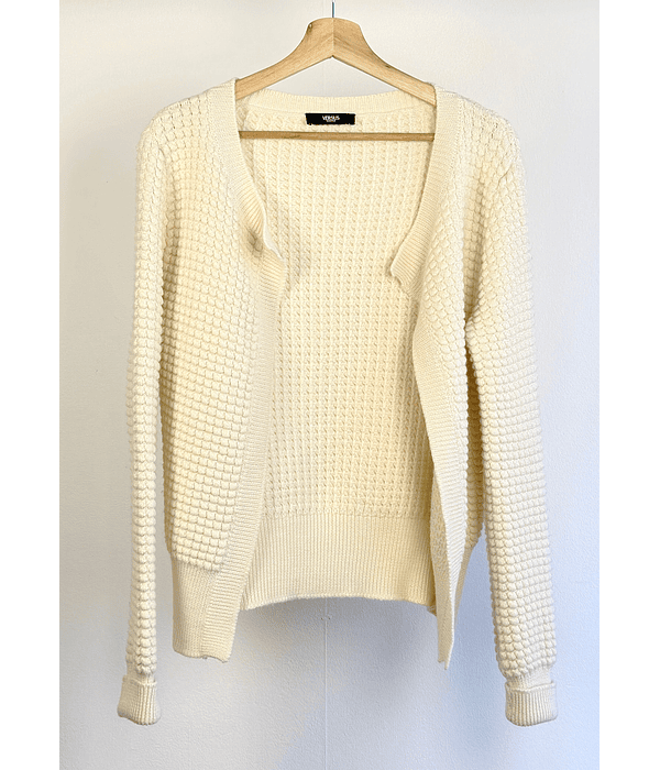 Chaleco abierto crema 