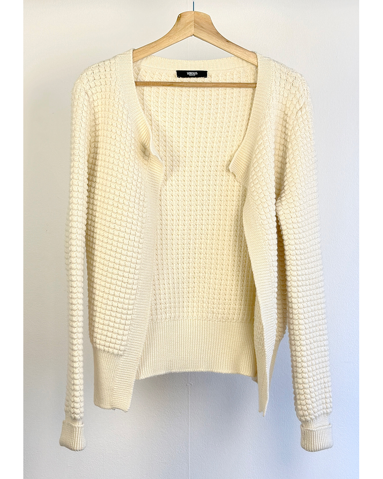 Chaleco abierto crema 