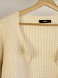 Chaleco abierto crema  - Miniatura 3
