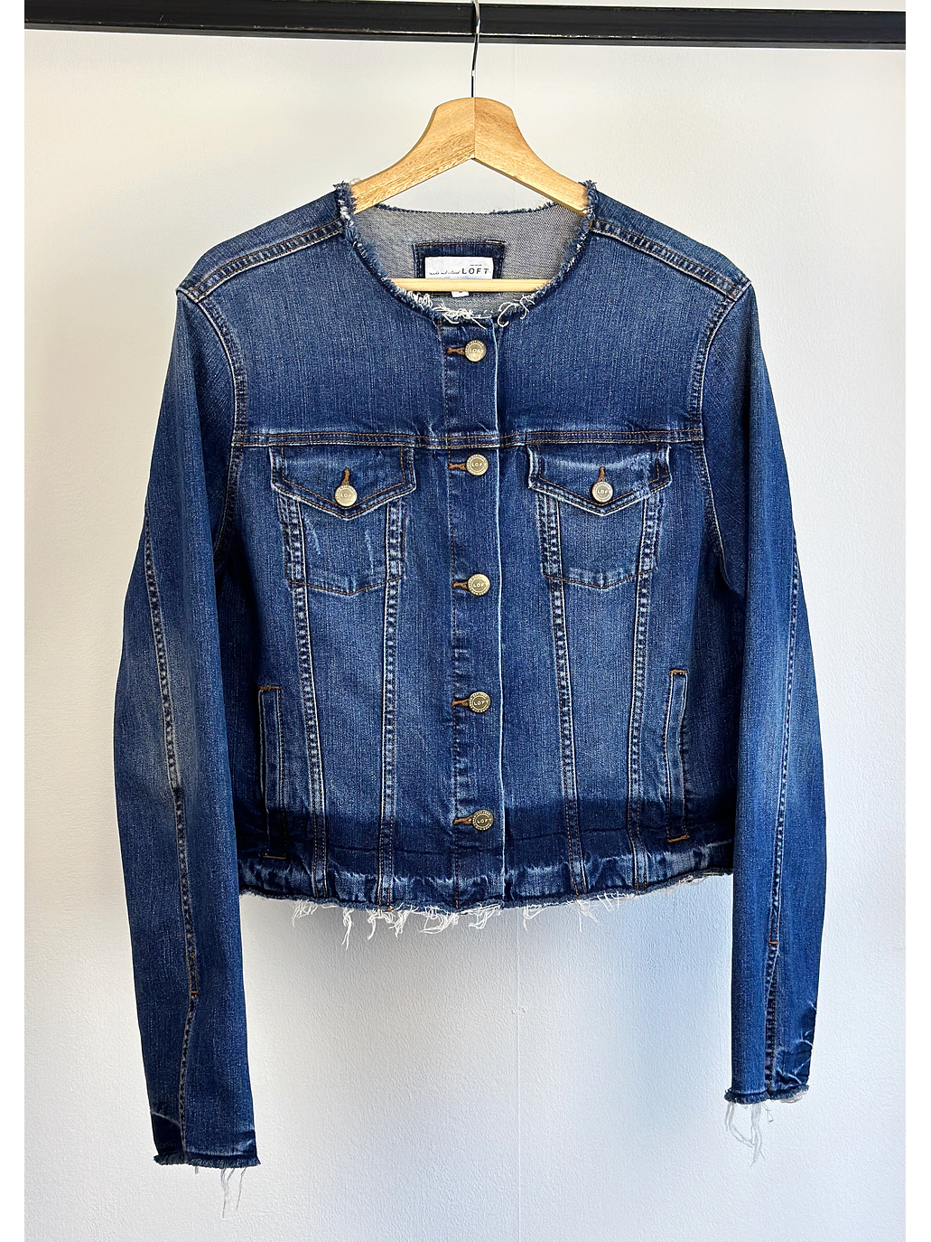 Chaqueta de mezclilla azul 1