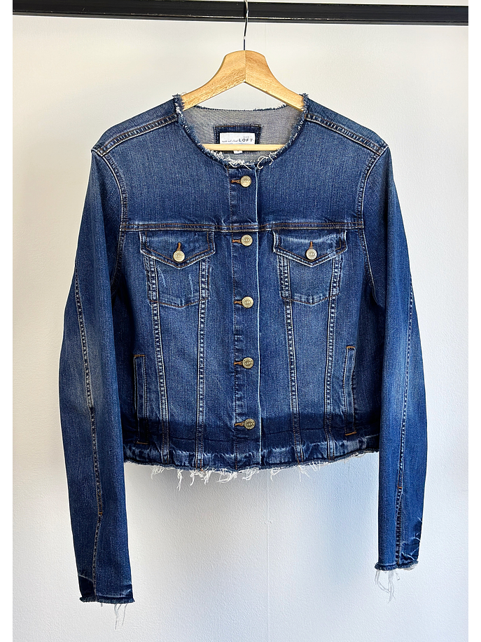 Chaqueta de mezclilla azul 1