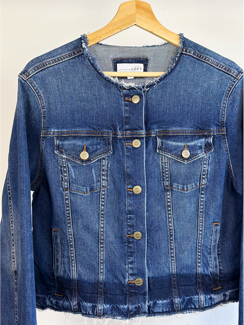 Chaqueta de mezclilla azul 2