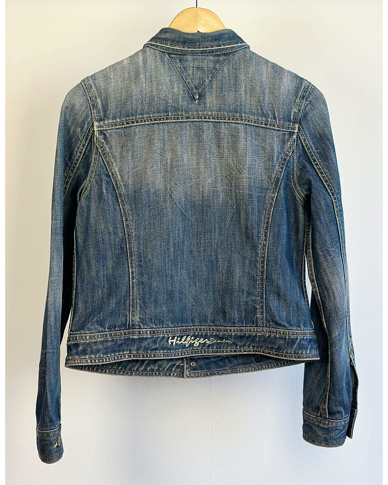 Chaqueta denim azul lavado