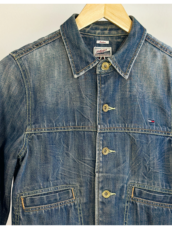 Chaqueta denim azul lavado 3