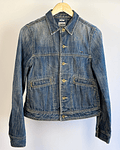 Chaqueta denim azul lavado