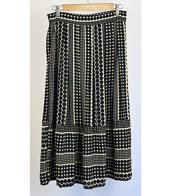 Falda tableada puntos