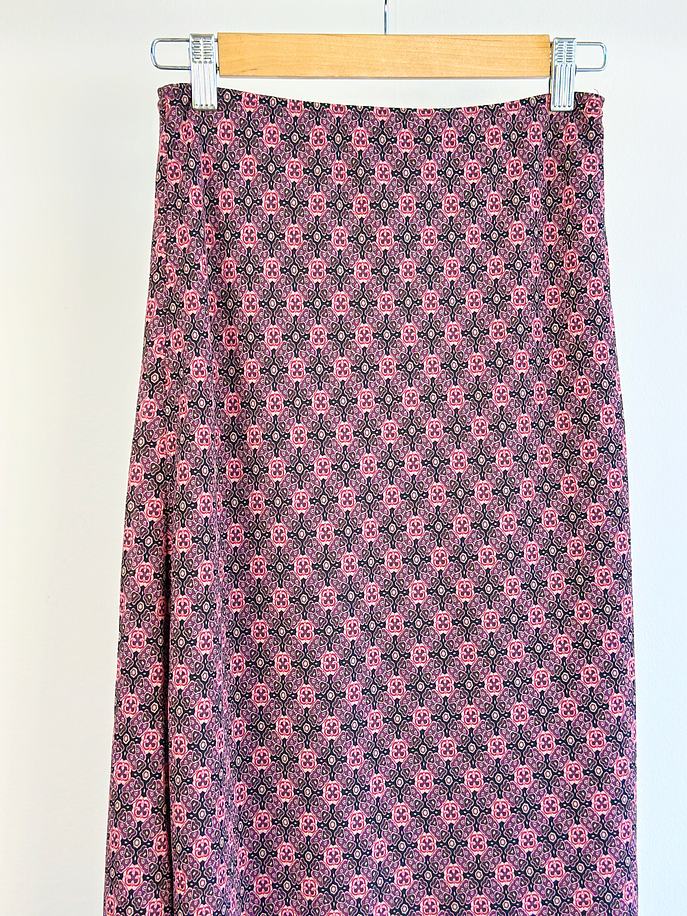 Falda midi estampada 2