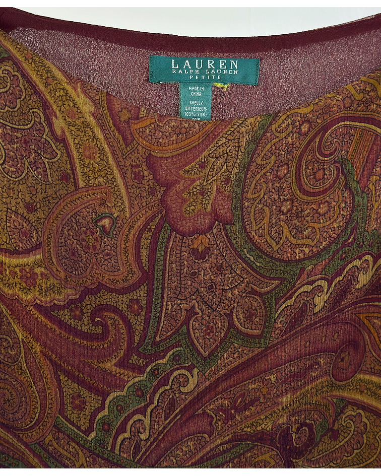 Falda de seda vuelos