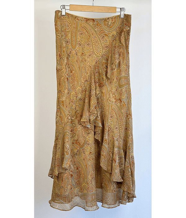 Falda de seda vuelos