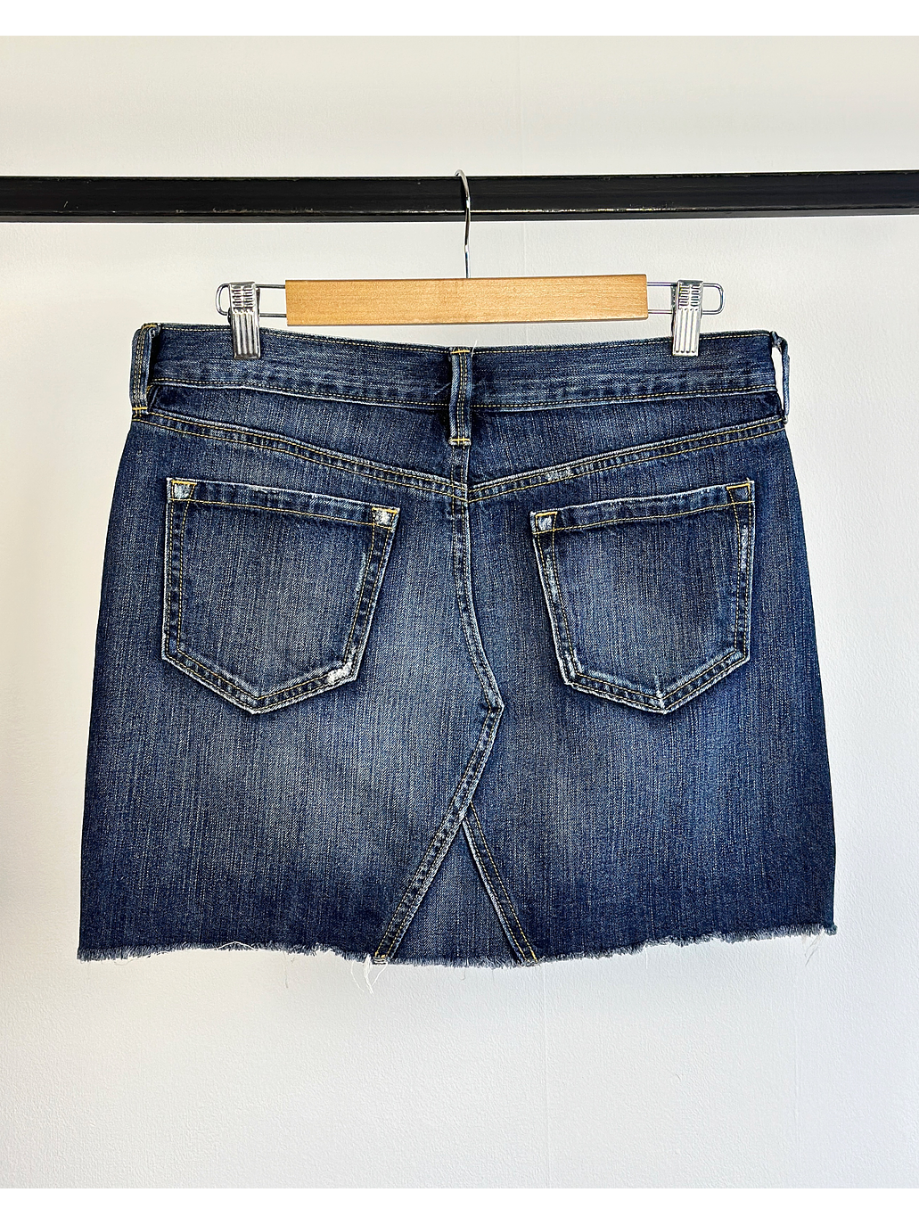 Falda de mezclilla azul 3