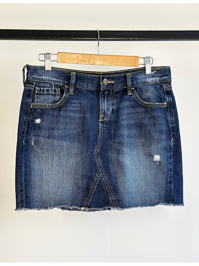 Falda de mezclilla azul 1