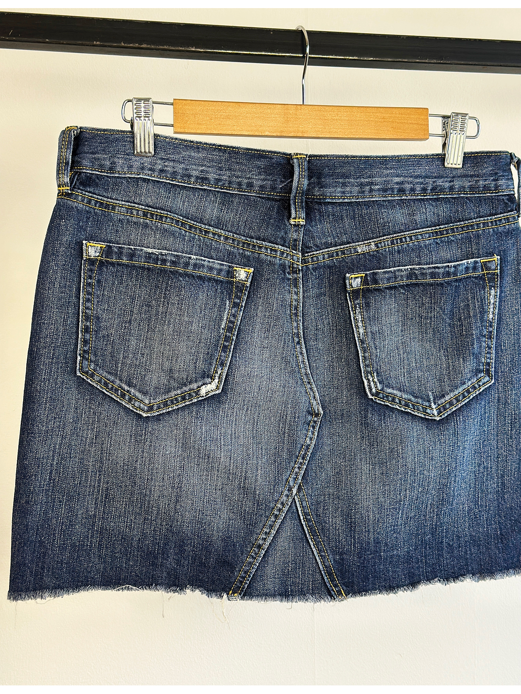 Falda de mezclilla azul 4