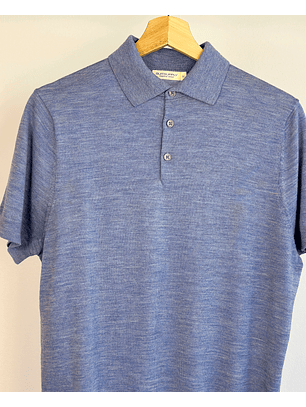 Polera piqué celeste 