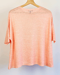 Polera lino salmón 
