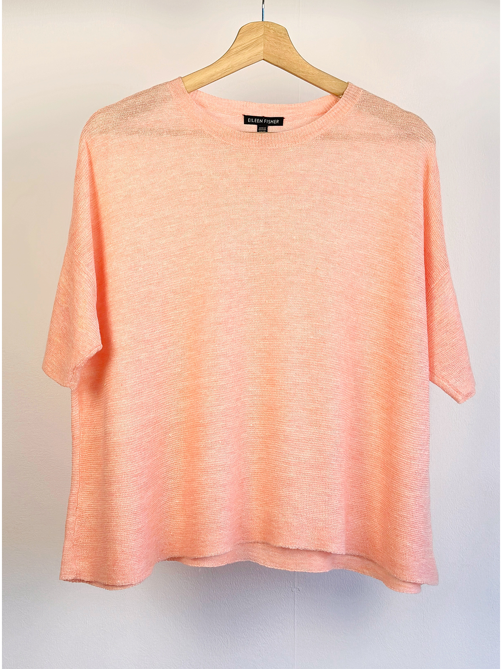 Polera lino salmón  1