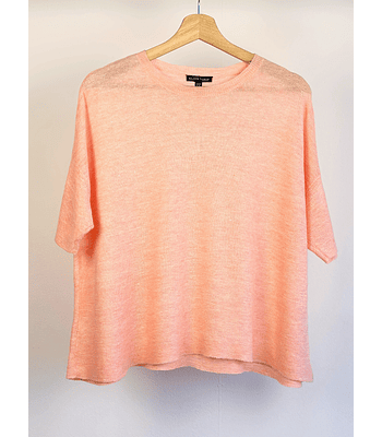 Polera lino salmón 