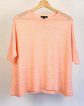 Polera lino salmón 