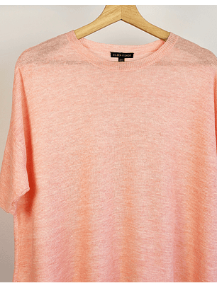 Polera lino salmón 
