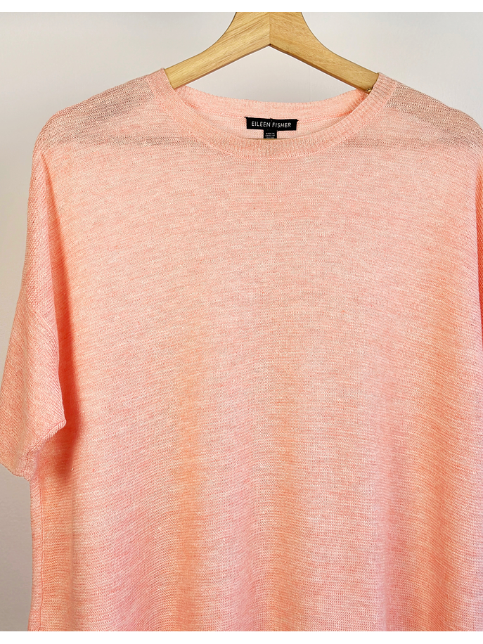 Polera lino salmón  2