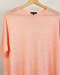 Polera lino salmón 