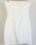 Vestido blanco broderie