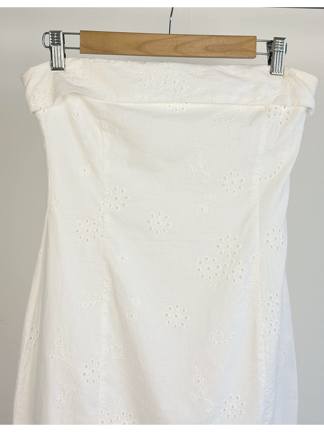 Vestido blanco broderie 3