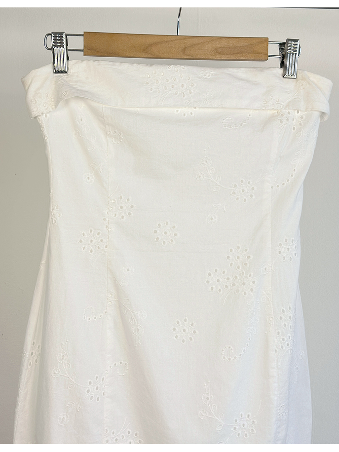 Vestido blanco broderie 3