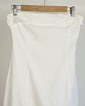 Vestido blanco broderie