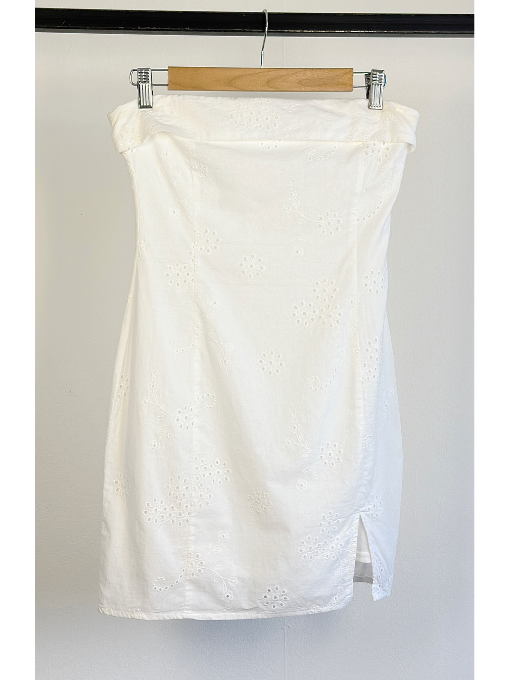 Vestido blanco broderie 1