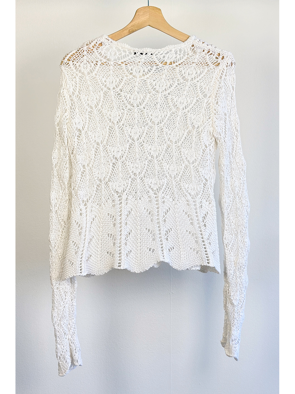 Chaleco calado blanco 3