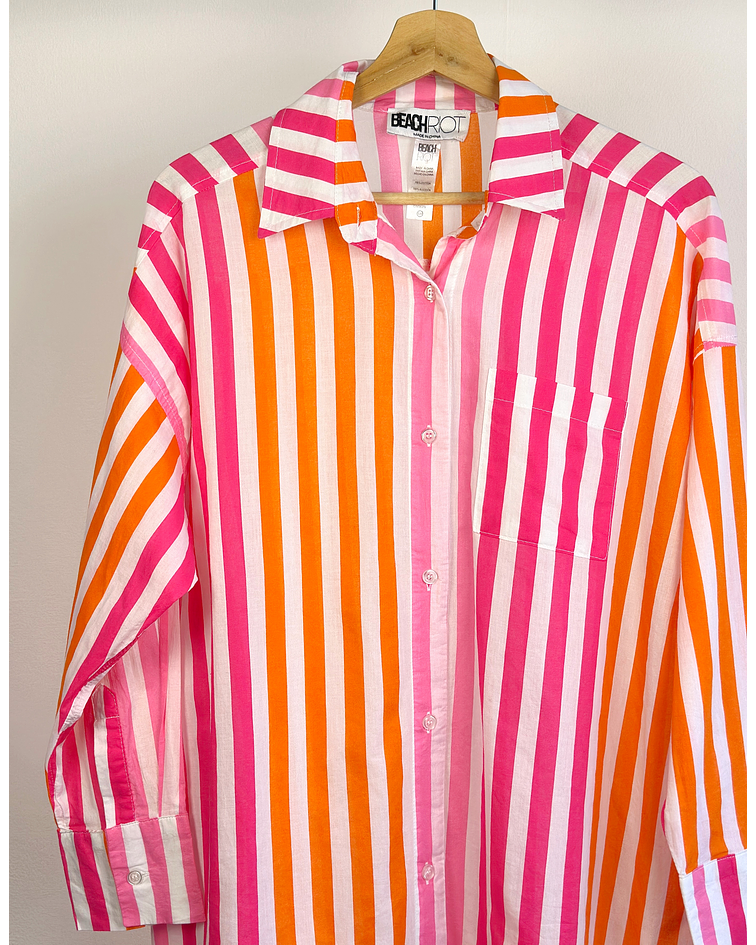 Camisa rayada oversize