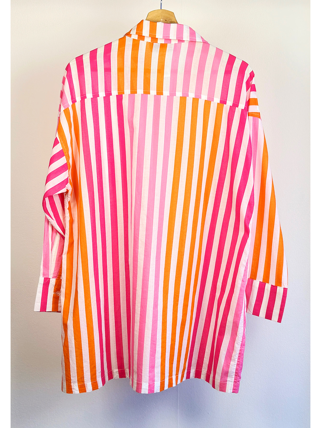 Camisa rayada oversize 3