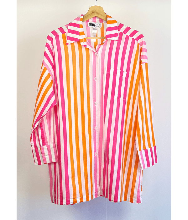 Camisa rayada oversize