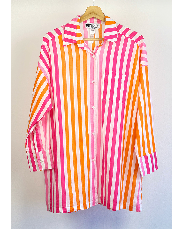 Camisa rayada oversize