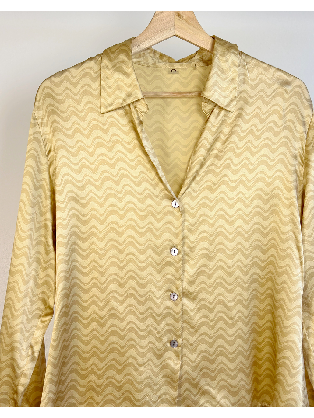 Camisa de seda satinada 2