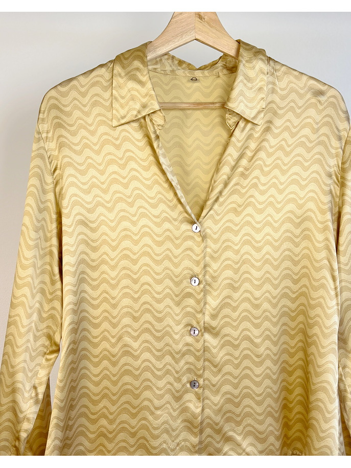 Camisa de seda satinada 2