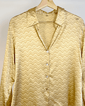 Camisa de seda satinada