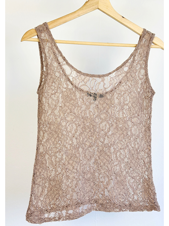 Top encaje beige 3